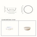 Walnut Shell Silicone Candle Mold – Reusable Candle Jar & Refill Mold