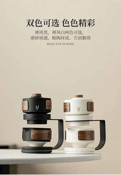Premium Ceramic Automatic Tea Set — Complete Kit