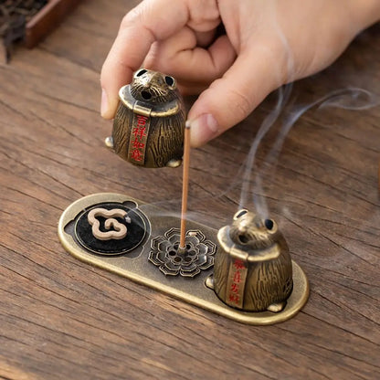 Chinese Style Zinc Alloy Incense Burner