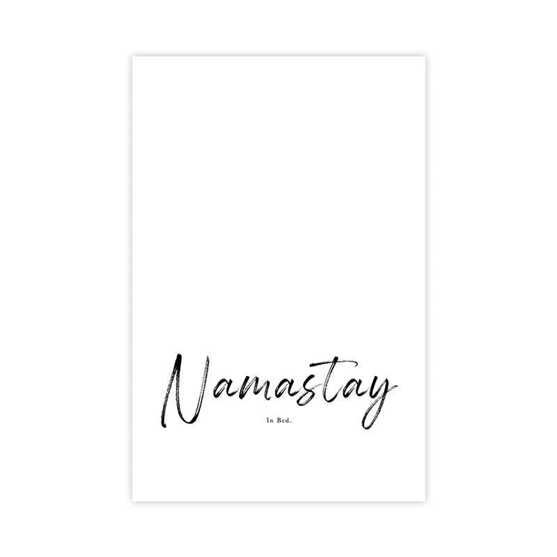 Yoga Wall Art Print Meditation Poster Yoga Symbol Breath Quote - Your Ritual Hub 