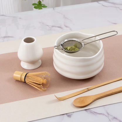 5-Piece Spotted Day-Style Matcha Blender Set