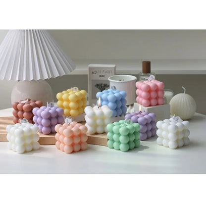 Bubble Cube Scented Soy Wax Candle