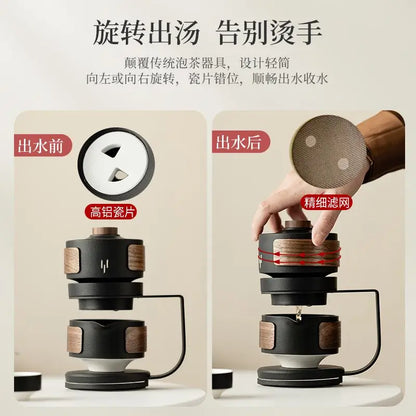Premium Ceramic Automatic Tea Set — Complete Kit