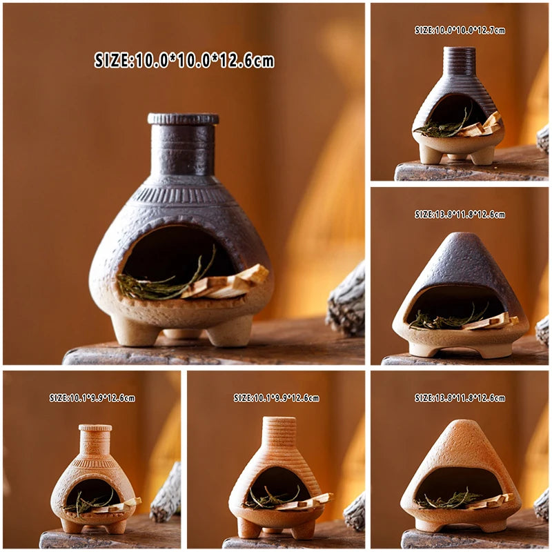 Ceramic Incense Burner Smudging Bowl with Ash Catcher Heat-Resistant Incense Censer for Yoga Home Decor & Thoughtful Gift - Your Ritual Hub 