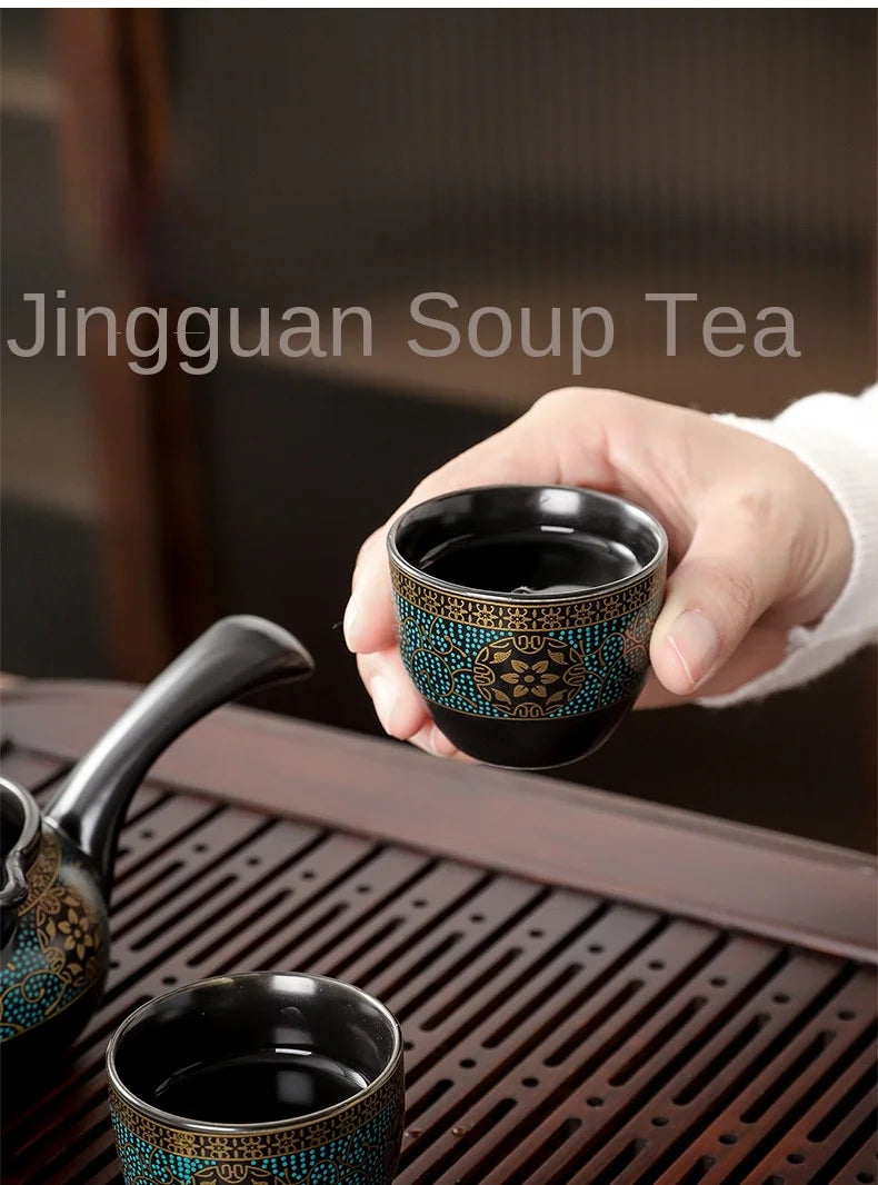 Semi-Automatic Rotating Kung Fu Tea Set