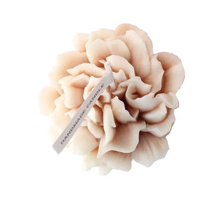 3D Carnation Flower Candle Home Decoration