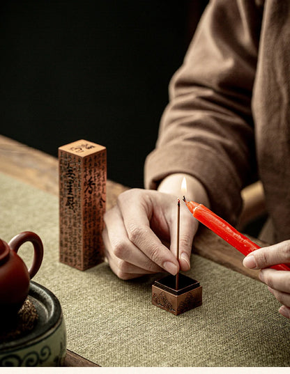 Metal incense burner