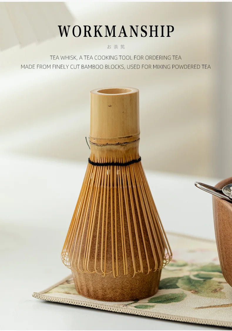 8-Piece Kiln-Fired Japanese Matcha Ceremony Set