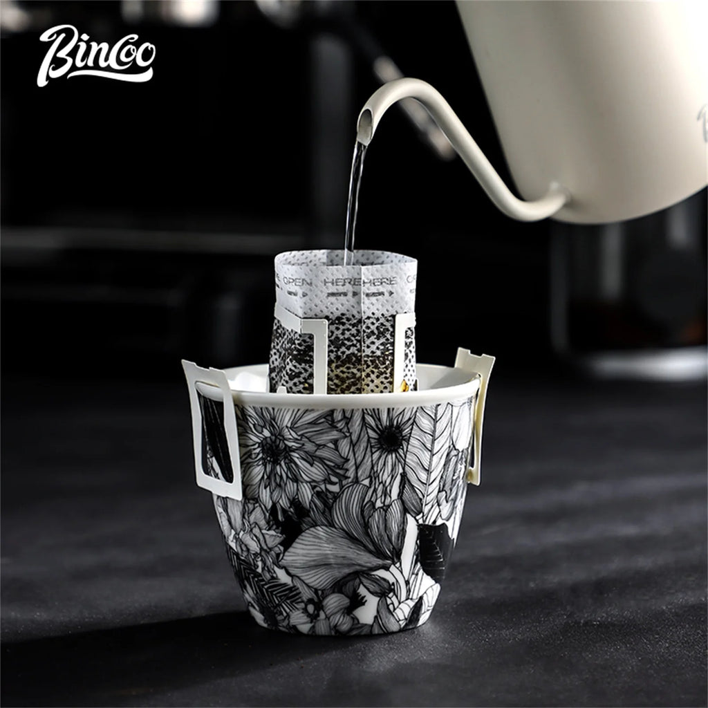 BINCOO Ceramic Coffee Cup Jungle Flower Series - Your Ritual Hub 