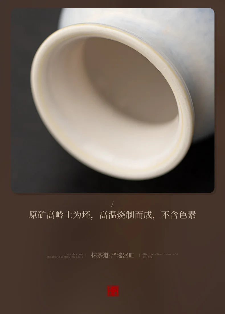 Ceramic Japanese Matcha Whisk & Teaspoon Holder Stand