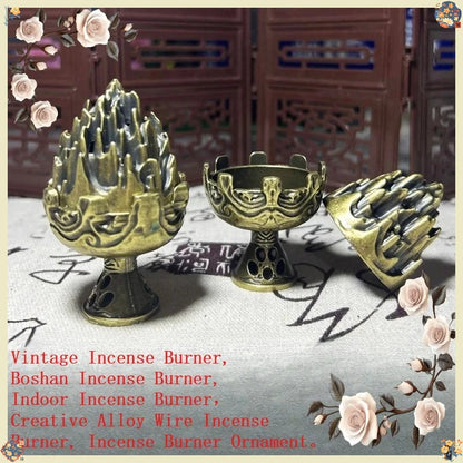 Boshan Mini Portable Incense Burner — Desktop Decor