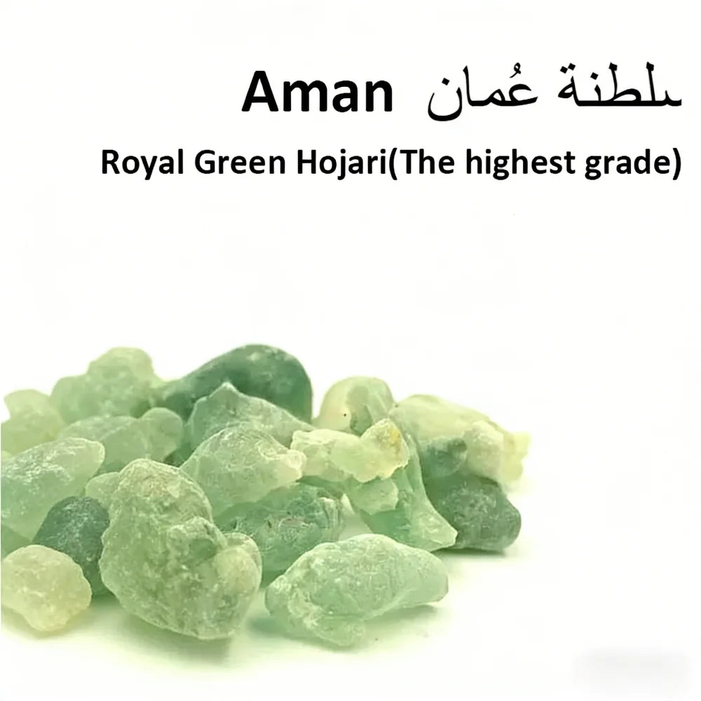 Royal Omani Hojari Frankincense – Top Grade Green Resin from Dhofar