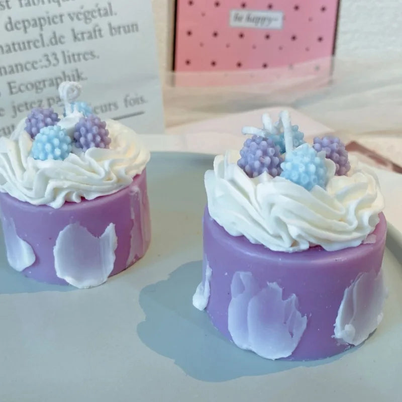 Sweet Dessert Cake Silicone Candle Mold for Handmade Soap Resin Epoxy Plaster Chocolate Party Decor DIY Mould Gift Wax Making - Your Ritual Hub 