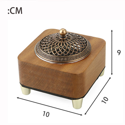 Electronic Wooden Agarwood Incense Burner — Adjustable Timer