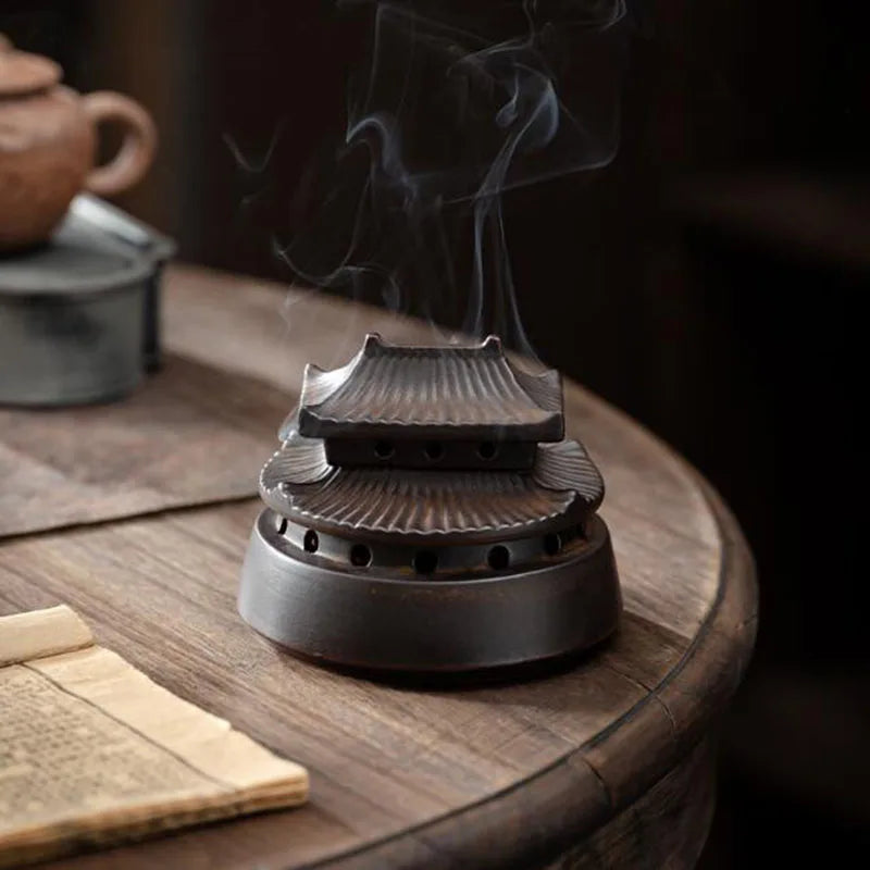 Temple of Heaven Ceramic Backflow Incense Burner