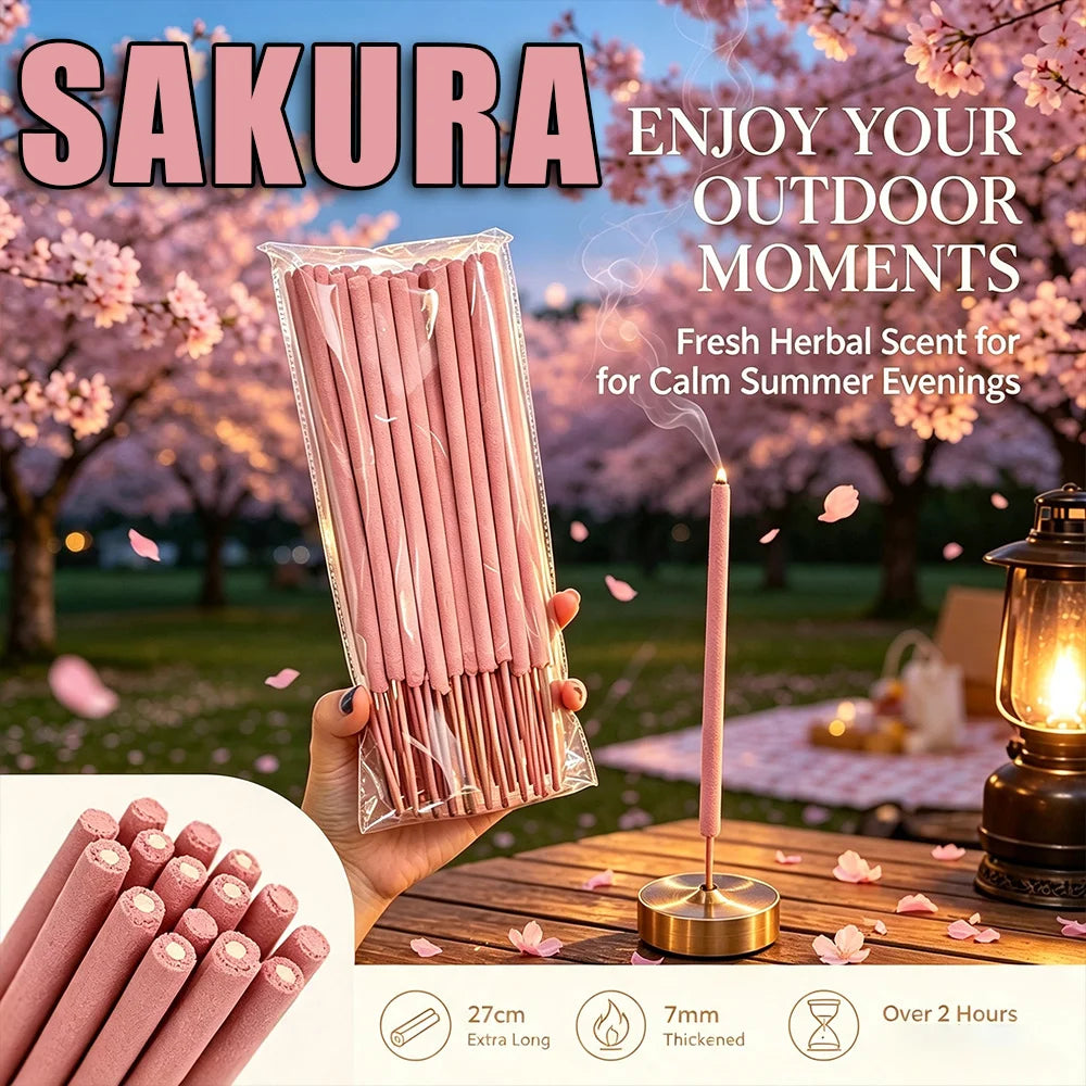 Extra-Large Sakura Incense Sticks – 5 Pack Sizes