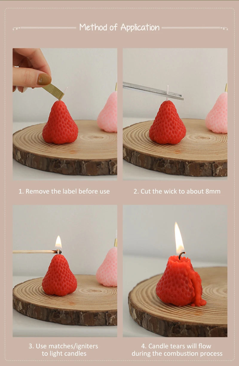 Spiral Long Stem Soy Wax Aromatherapy Candle