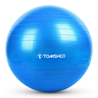 Exercise Ball 45cm/55cm/65cm/75cm Thickened Yoga Ball with Foot Pump for Stability Balance Pilates Physical Fitness Exercise