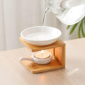 Ceramic Essential Oil Burner with Tealight Holder - Your Ritual Hub 