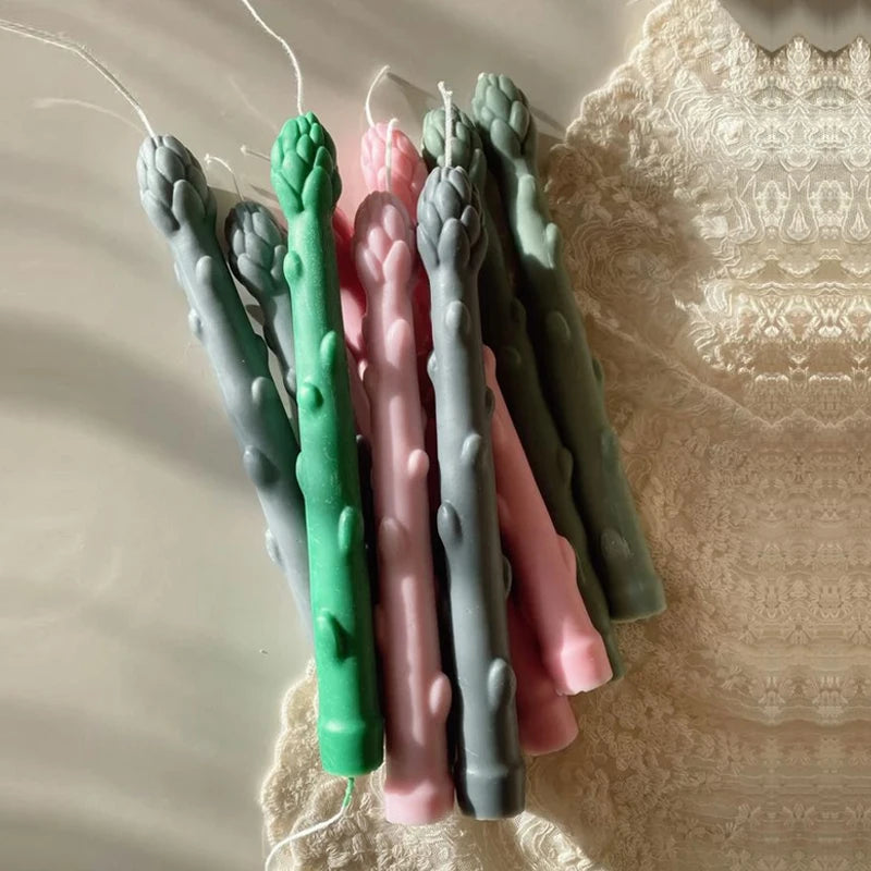 Asparagus Silicone Candle Mold — DIY Soy Wax Mould