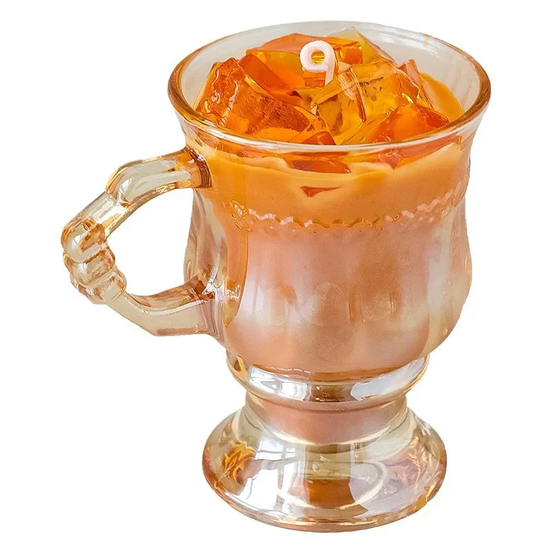 Kaffeformade doftljus i sojavax