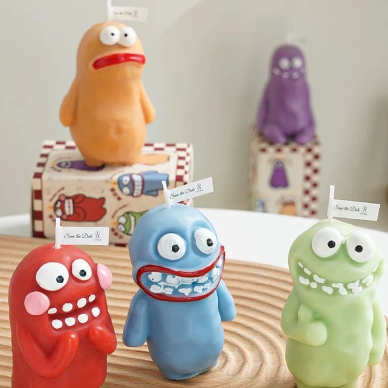 Earthlings Monster Candles Fun Creative Birthday Gifts Handmade Aromatherapy Candles - Your Ritual Hub 