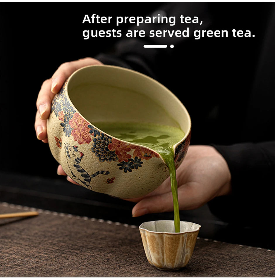 Flint Red Japanese Matcha Making Set — Bowl, Whisk & Spoon