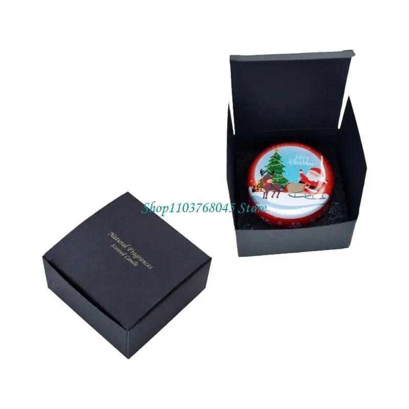 Soy Wax Candle Jar — Christmas Luminous Ornament
