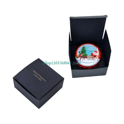 Soy Wax Candle Jar — Christmas Luminous Ornament