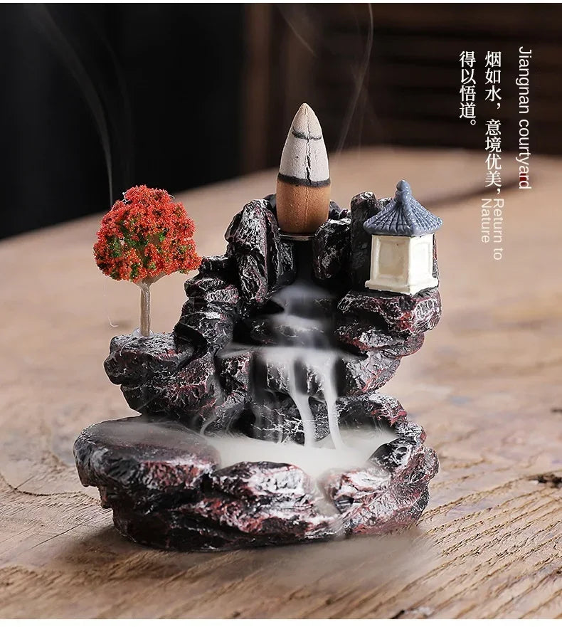 Waterfall Backflow Incense Burner