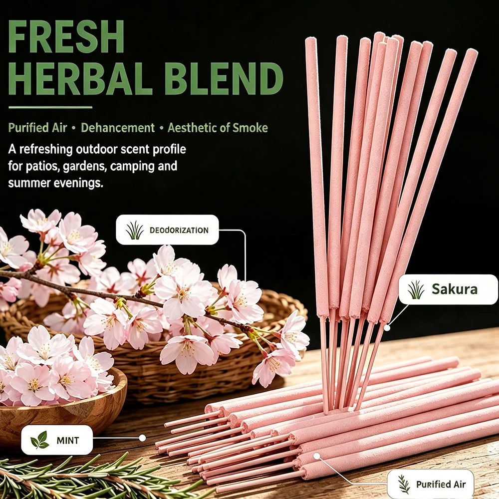 Extra-Large Sakura Incense Sticks – 5 Pack Sizes