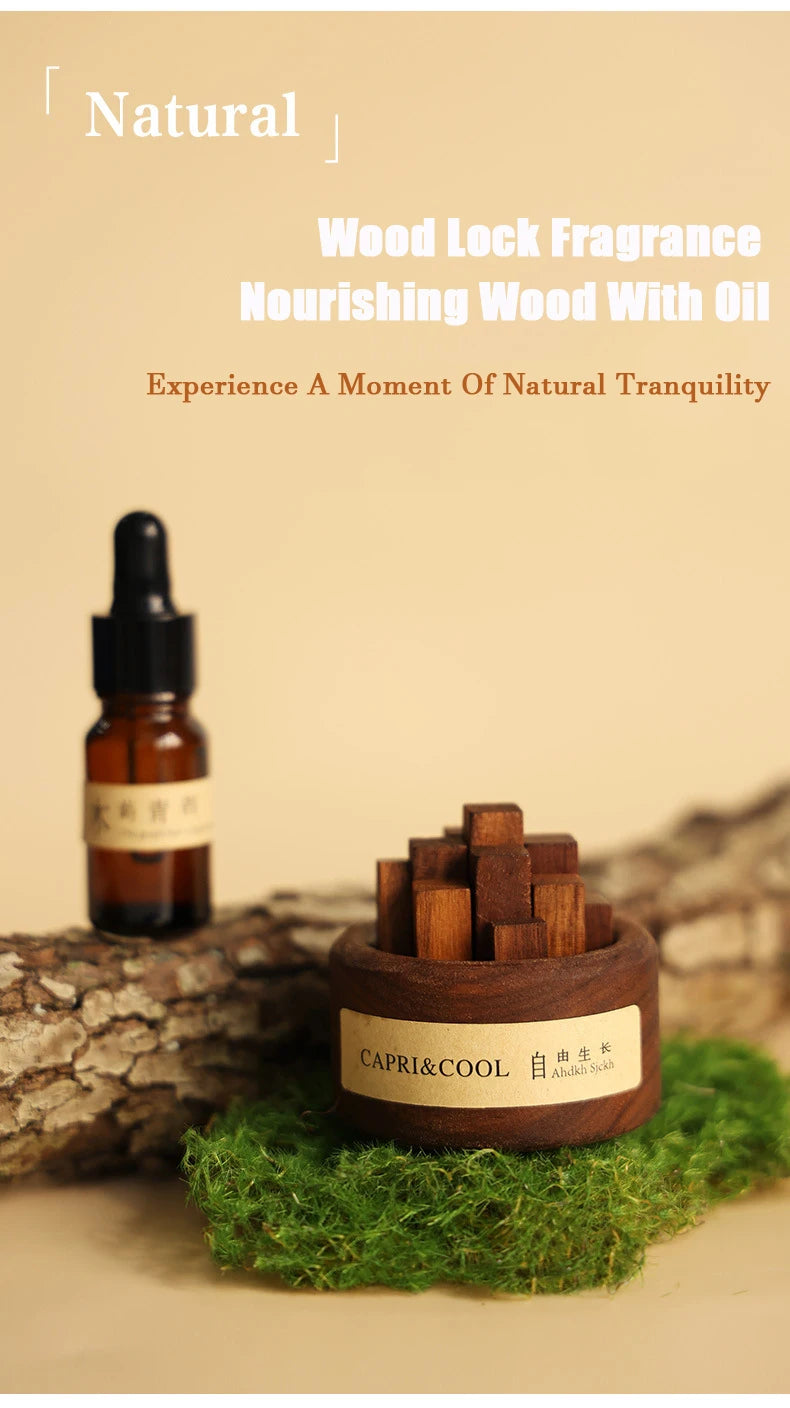 Natural Essential Oil Wood Stick Diffuser - Your Ritual Hub 