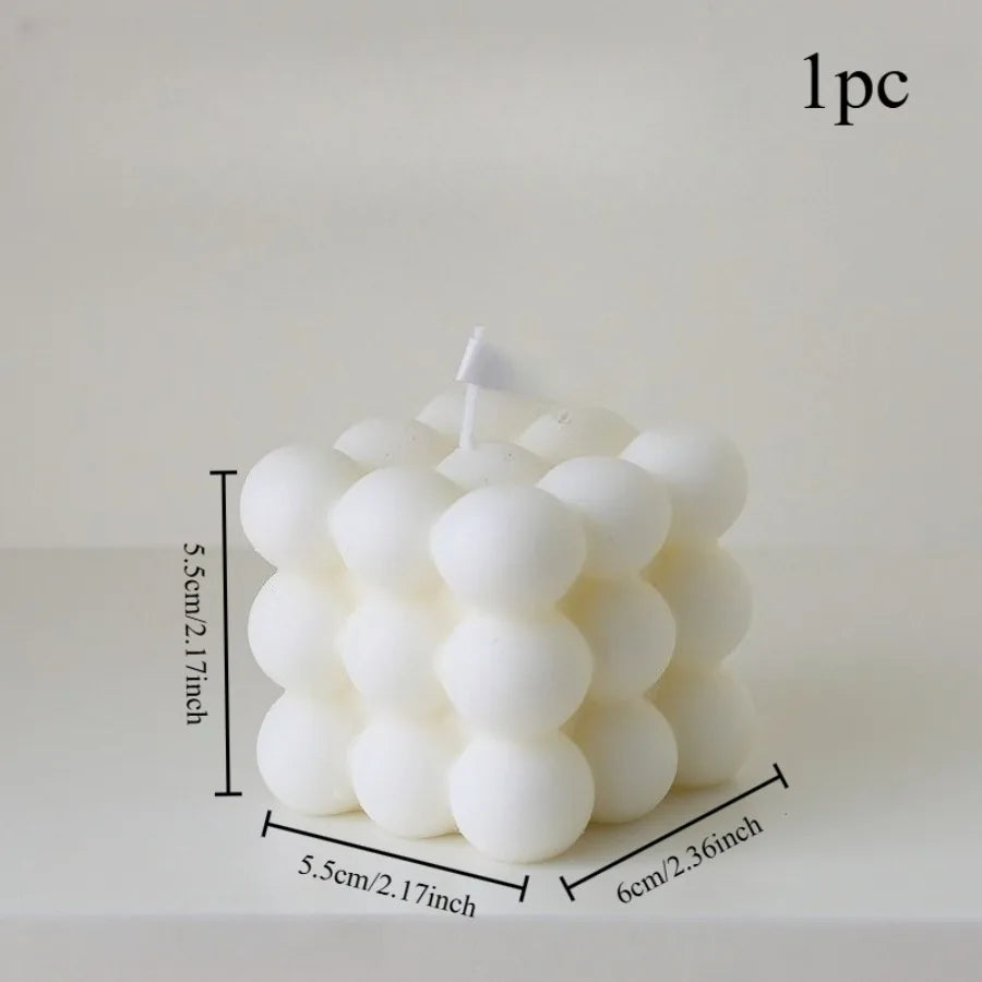 Bubble Cube Scented Soy Wax Candle