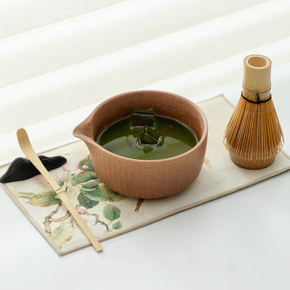 8-Piece Kiln-Fired Japanese Matcha Ceremony Set