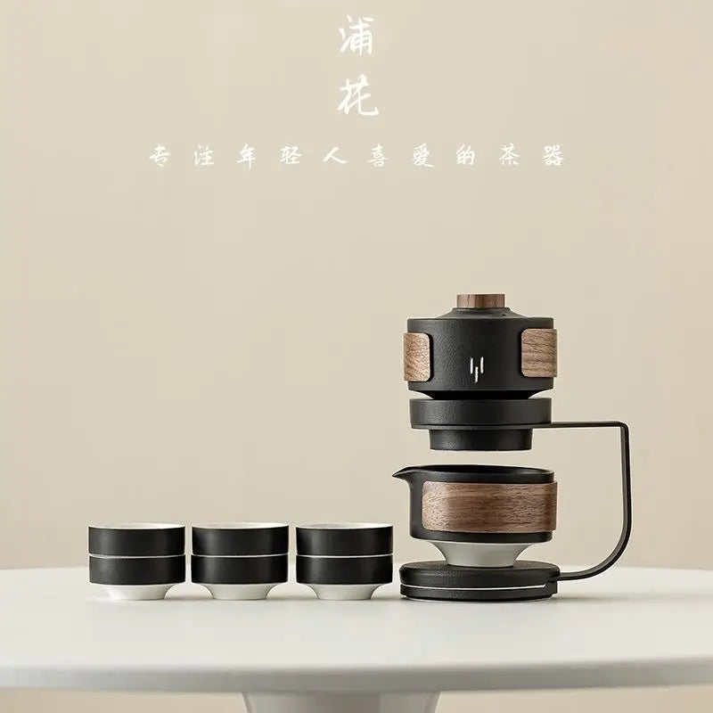 Premium Ceramic Automatic Tea Set — Complete Kit
