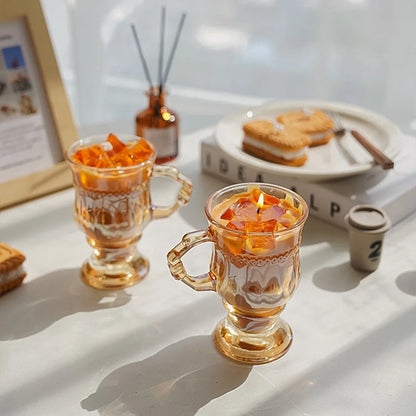 Kaffeformade doftljus i sojavax