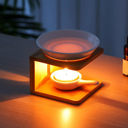 Ceramic Essential Oil Burner with Tealight Holder