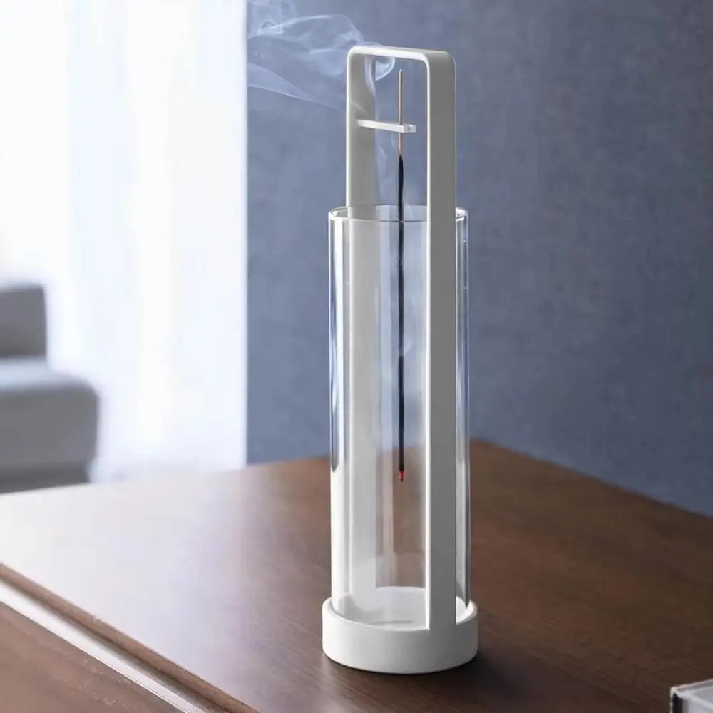 Upside-down Incense Burner Stand Detachable with Glass Backflow - Your Ritual Hub 