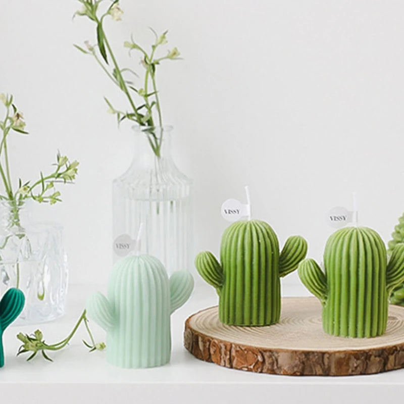 Small Cactus Scented Wax Candles Ornament