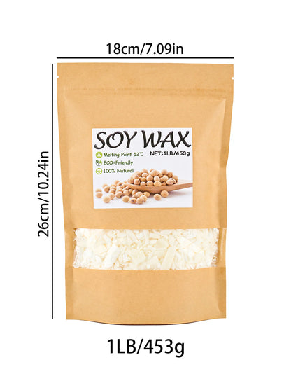 Natural Soy Wax Flakes 100g–1000g — DIY Candle Crafts