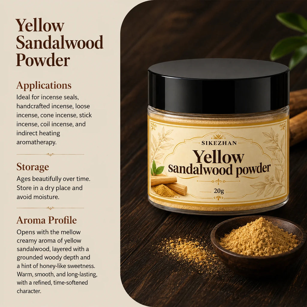 Pure Sandalwood Incense Powder Kit – with Vintage Brass Dragon Censer