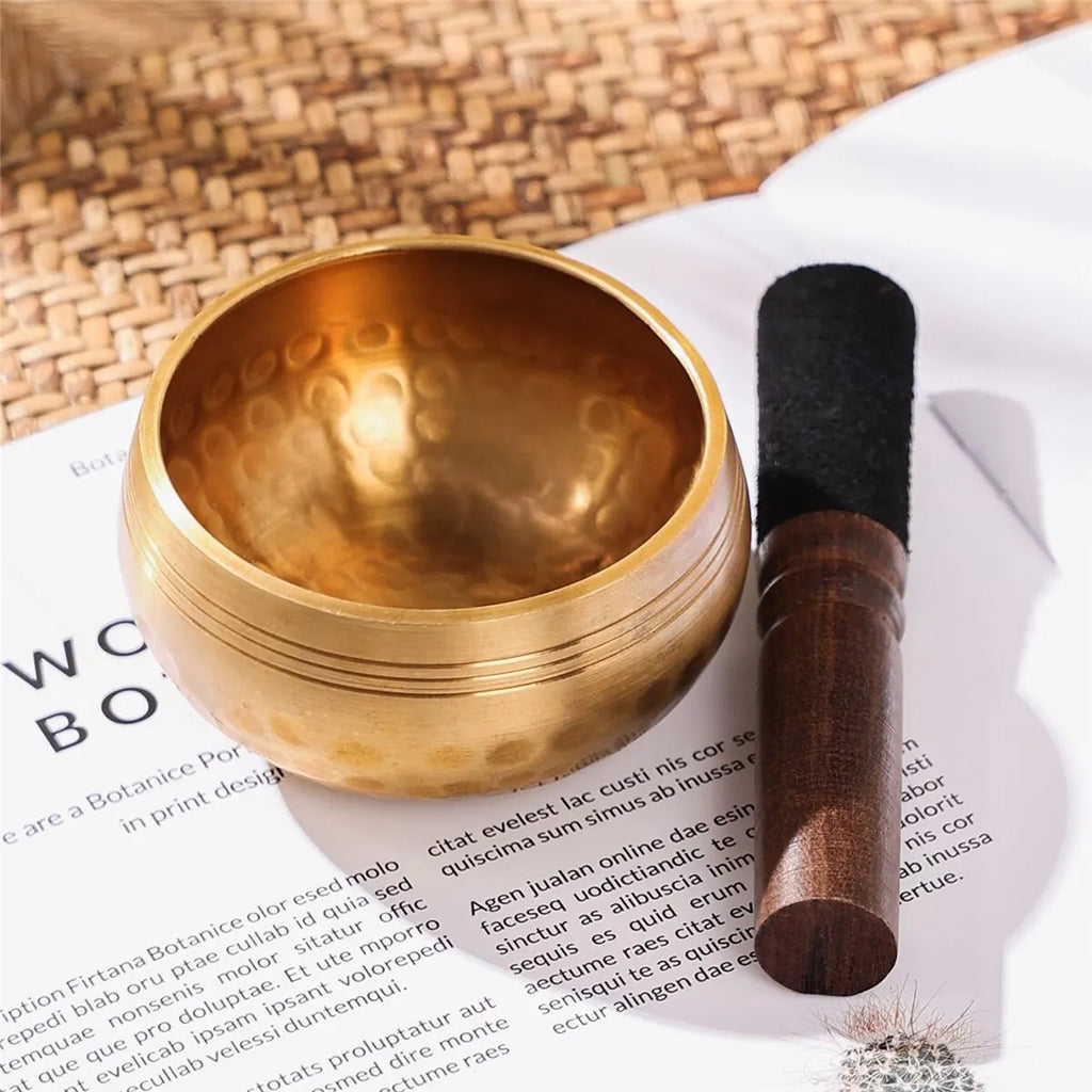 Tibetan Singing Bowl Set – Handcrafted Himalayan Sound Bowl for Meditation & Sound Healing
