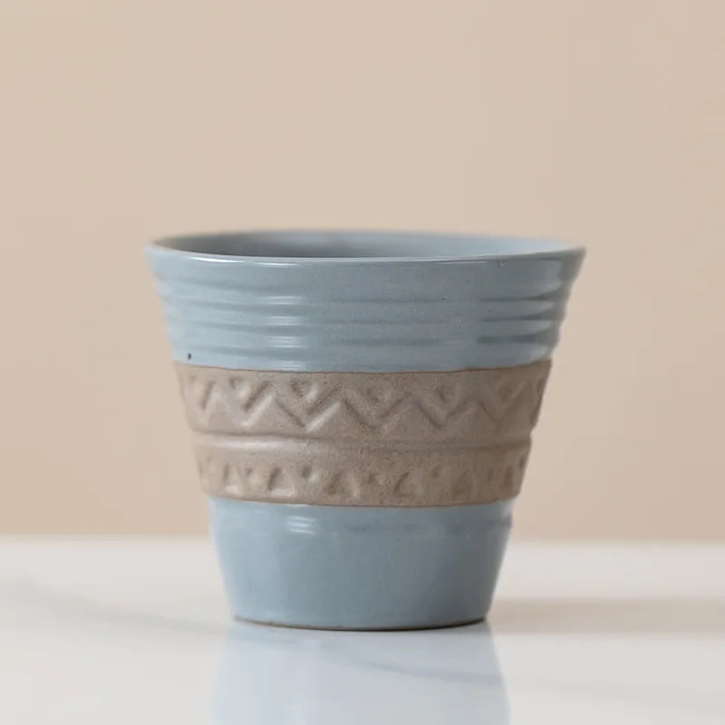 Saudi Arabian Coffee Cup Small Vintage Coarse Ceramic - Your Ritual Hub 