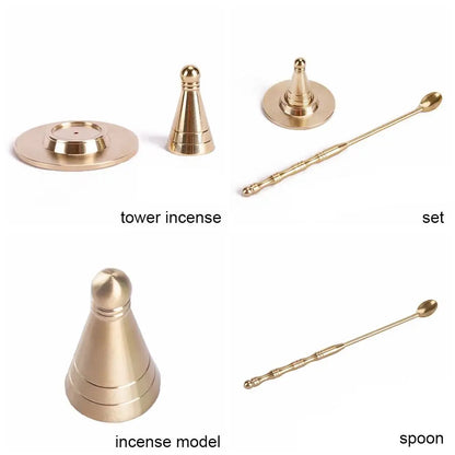 Pure Copper Retro Chinese Incense Censer & Mould
