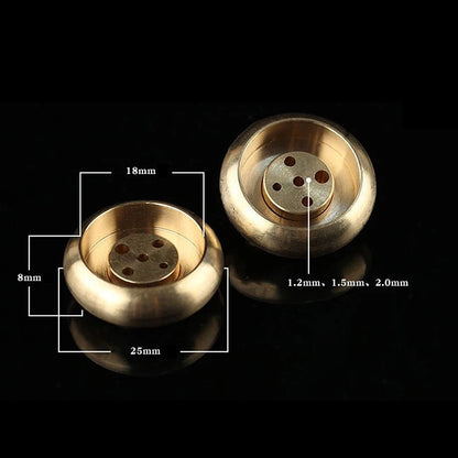 5-Hole Mini Brass Incense Stick Censer Stand