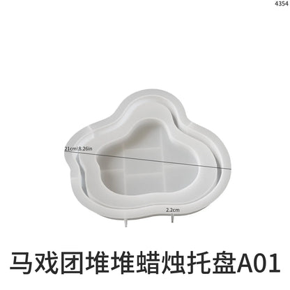Stackable Layered Silicone Mold — Candle & Soap Making