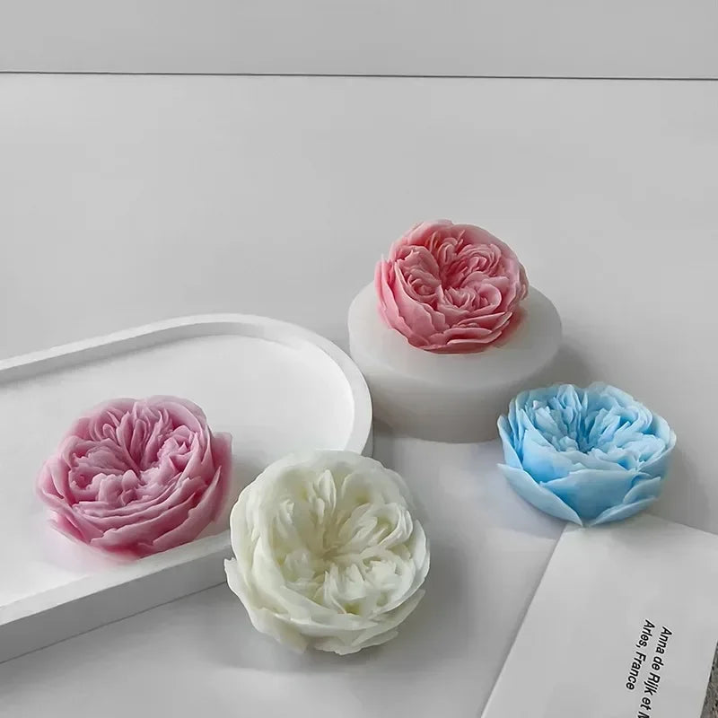 Rose Flower Silicone Candle & Soap Mold
