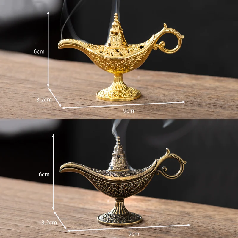Small Antique Metal Arabic Incense Burner - Your Ritual Hub 