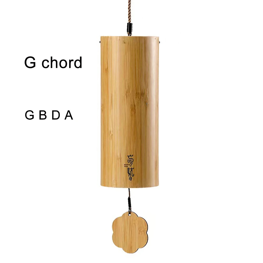 Handcrafted Bamboo Wind Chime – Tuned Chord Sound Healing & Meditation Bell