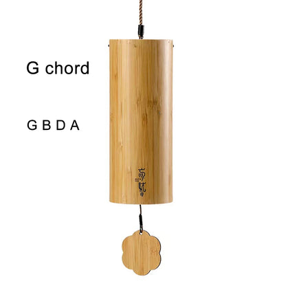 Handcrafted Bamboo Wind Chime – Tuned Chord Sound Healing & Meditation Bell